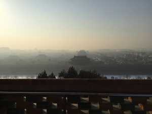 Pollution over Forbidden City