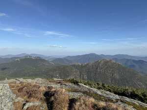 Mountain range with trees