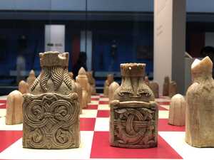 Ivory chess set