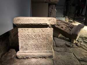 Stone with Latin inscription