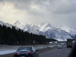 Road through mountains