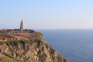 Monument on seaside cliffs