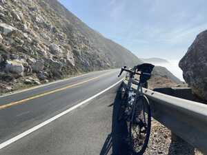 Bicycle by roadside