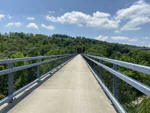 Trail on viaduct
