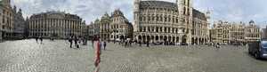 Square with Gothic buildings