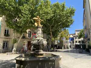 Fountain in square