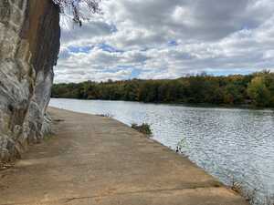 Trail close to river