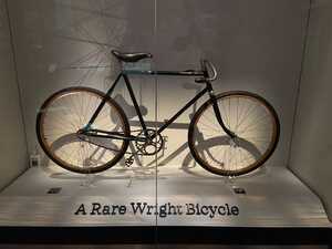 Old bicycle in museum