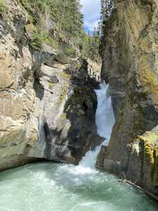 Waterfall within rocks