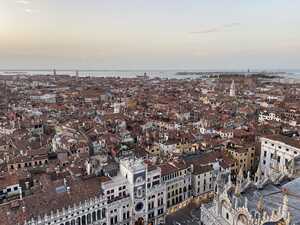 Looking down on old city